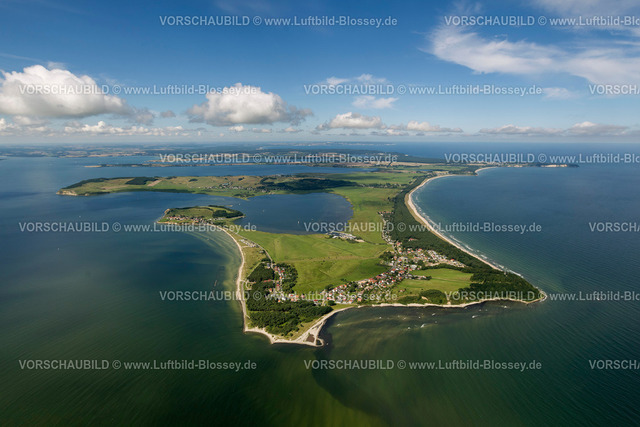 Ruegen12083490Moenchgut | Luftbild, Biosphärenreservat Süd-Ost Rügen, Mönchgut Südpferd, Zickersee,  Thiessow, Insel Rügen, Mecklenburg-Vorpommern, Deutschland, Europa