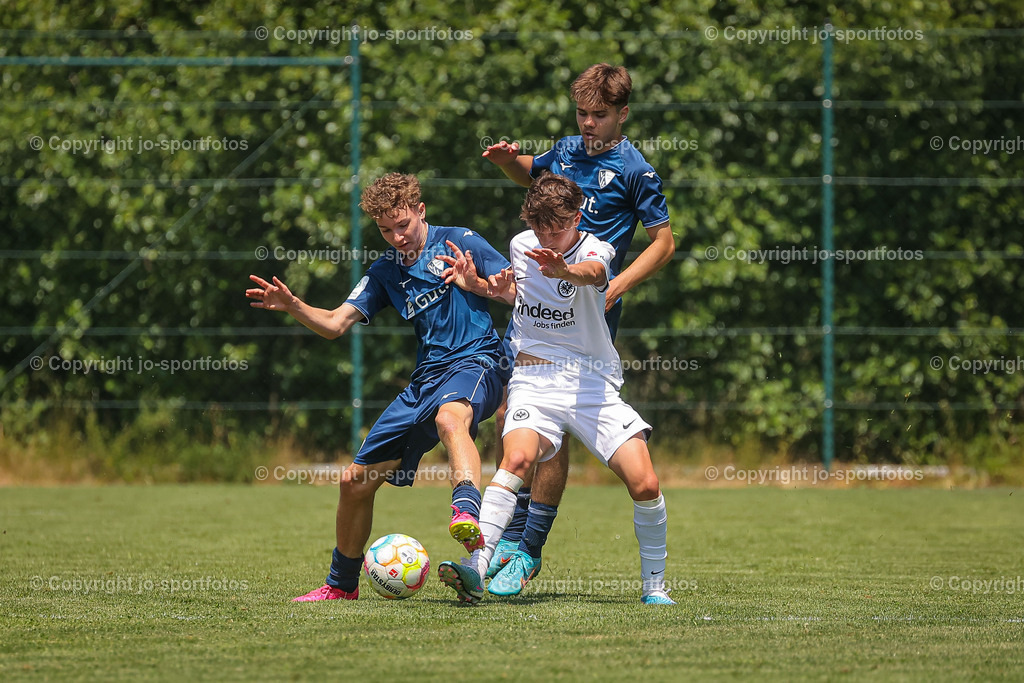BQ3I6989 | 17.06.2023; Testspiel; Rasenplatz Offdilln; VfL Bochum U17 - Eintracht Frankfurt U17; Ergebnis: 3:1 (1:1)
