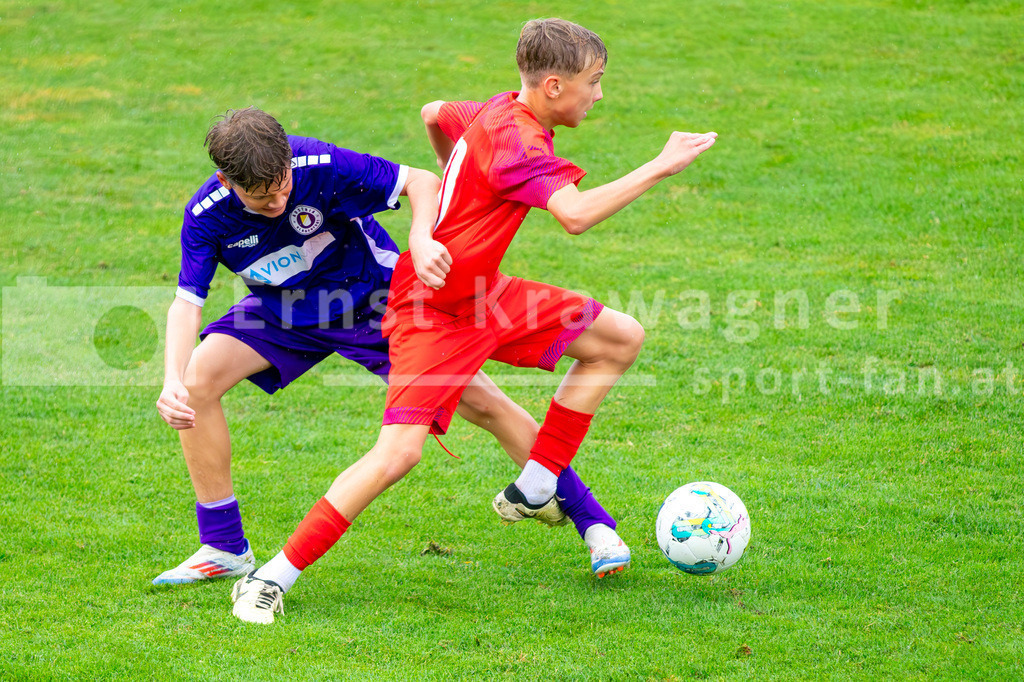 Fußball, Entwicklungsspiele der KFV-Auswahl  | Fußball, Entwicklungsspiele der KFV-Auswahl , KFVU14 am 05.09.2024 in Spittal (Stadion Landskron), Austria, (Photo by Ernst Krawagner sport-fan.at) - Realisiert mit Pictrs.com