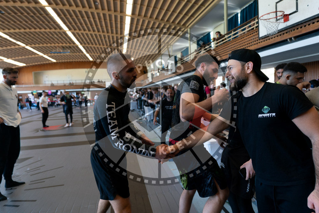 20250329PBB2261 | Fighters compete during the International Luta Livre (ILLCS) Germany IX Spring 2025 Competition spring on March 29, 2025 in Hannover, Germany.© Chiara Dazi