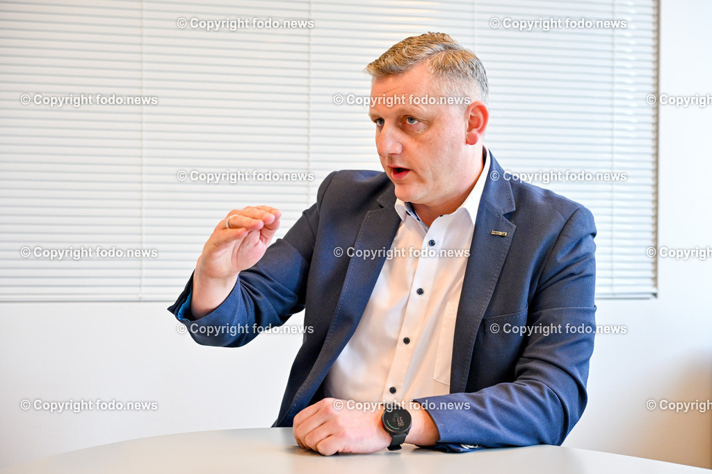 Reinhold Binder (Bundesvorsitzender der Produktionsgewerkschaft PRO-GE)_ 08.03.2024-17 | 08.03.2024, Linz, AUT, Linz, im Bild Reinhold Binder (Bundesvorsitzender der Produktionsgewerkschaft PRO-GE)