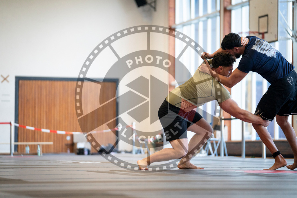 20240309PBB7536 | Fighters compete during the International Luta Livre (ILLCS) Spring Championship in Hannover, Germany, on March 9, 2024.
