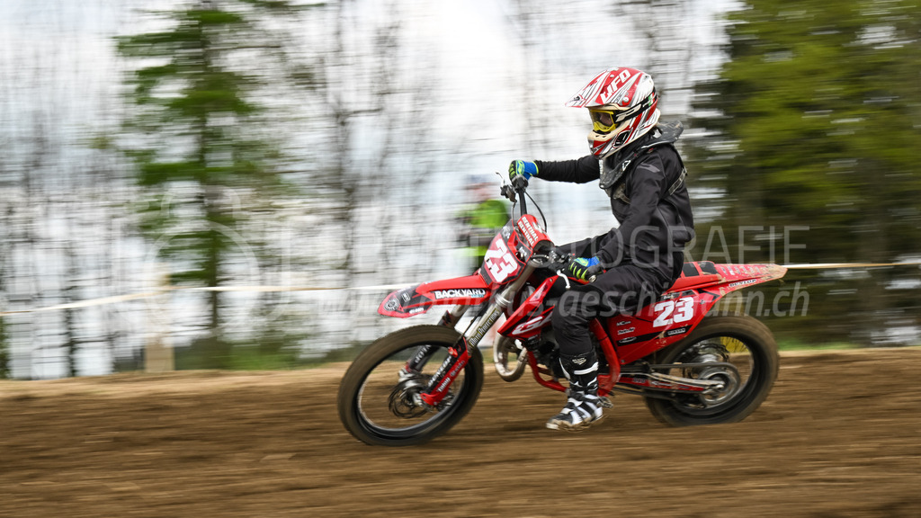 Motocross Schlatt bei Winterthur - 30. April 2023 | #23 Frick Yara aus Obfelden (CH) auf GASGAS in der Kategorie Swiss MX Women Cup am Motocross Schlatt bei Winterthur, 30. April 2023. 
Instagram: @mx_schlatt | @mc_wila | @sam_schweiz
Bild: Sportfotografie Markus Aeschimann | www.markus-aeschimann.ch - Realisiert mit Pictrs.com
