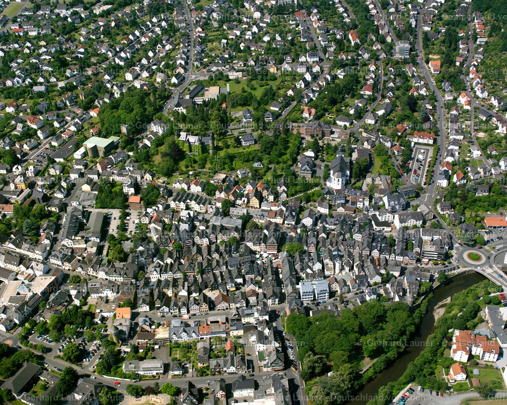 2610504 | Herborn 09.06.2006 Stadtansicht des Innenstadtbereiches  in Hörbach im Bundesland Hessen, Deutschland // City view on down town  in Hörbach in the state Hesse, Germany Foto: Gerhard Launer