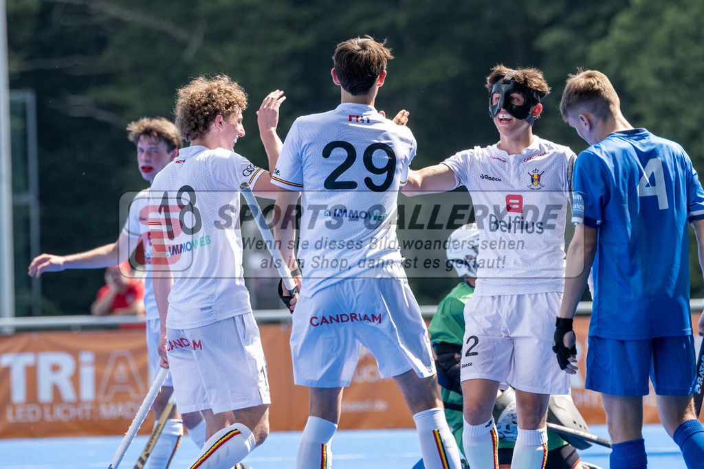SFE_20230708_0108 | EuroHockey EM U18 Boys Belgium vs Scotland am 08.07.2023 in Krefeld (Gerd-Wellen-Hockeyanlage), Photo: Stephan Fehrmann 2023 (Sports-Gallery)