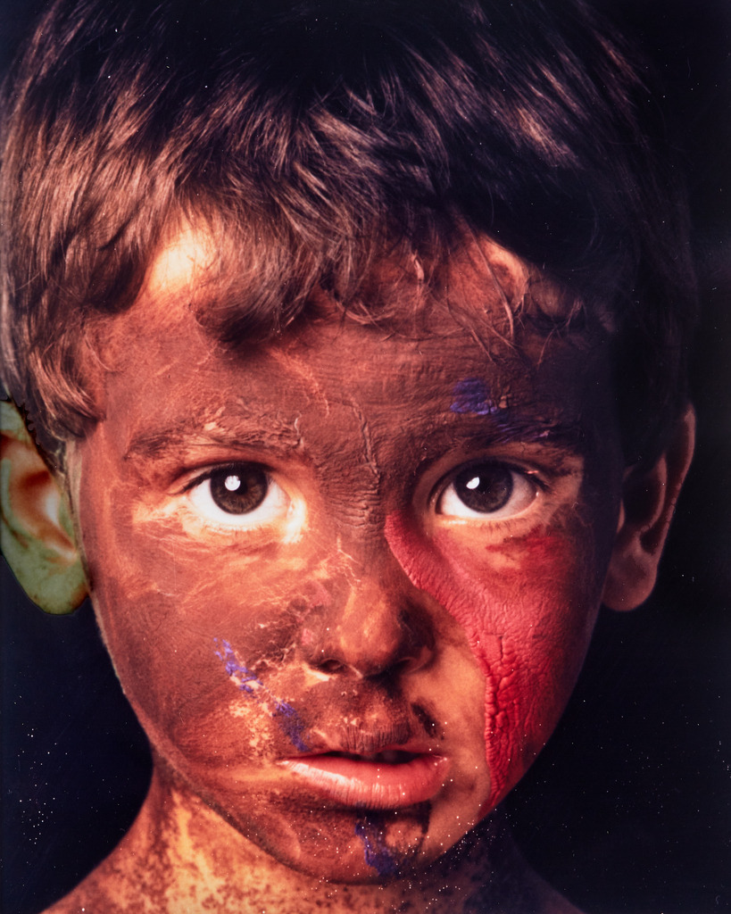 026art_Bee-Braxm_0918 | Werk aus  dem Jahr 1994   Nach einer Aktion im Ritterhausmuseum Offenburg. Kunstmaler Rainer Braxmaier und Modefotograf Wilfried Beege.