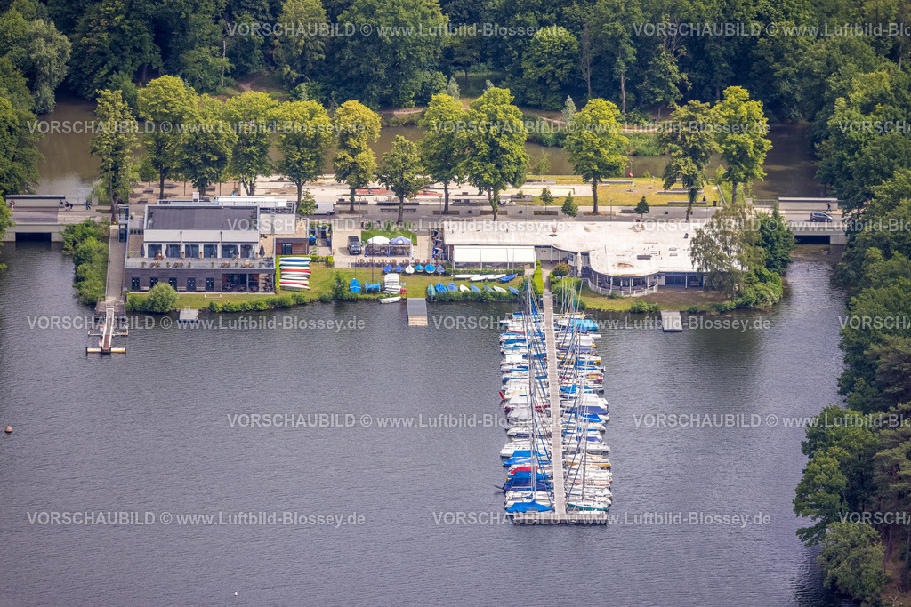 Haltern220602661 | Luftbild, Segelclub Prinzensteg, Bootshaus Seeblick Strandallee, Haltern-Stadt, Haltern am See, Ruhrgebiet, Nordrhein-Westfalen, Deutschland