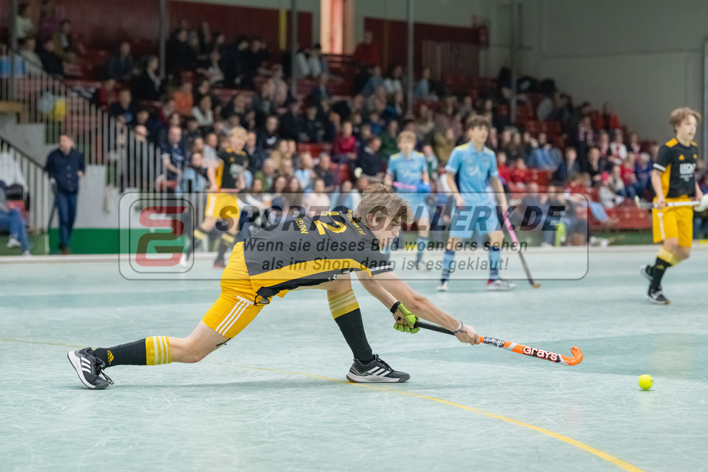 HK_20230305_106209 | Deutsche Meisterschaft MU16 Platz 3 Harvestehuder THC - Zehlend. Wespen am 5.3.2023 RWK, Köln ,