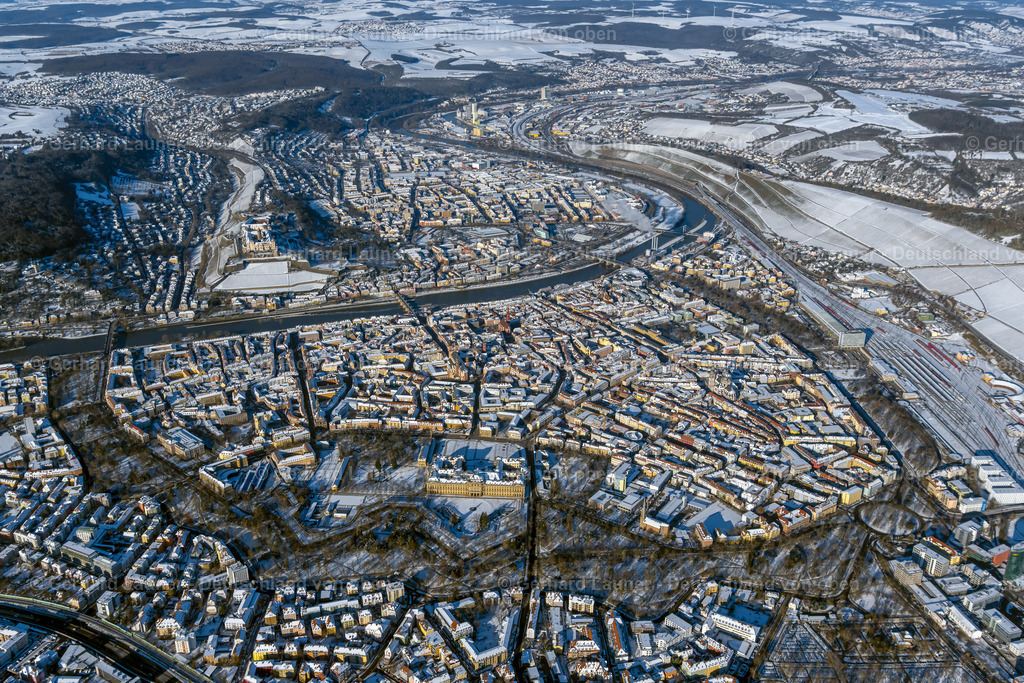 4043160 | Blick über die Innenstadt mit Ringpark von Ost nach West
