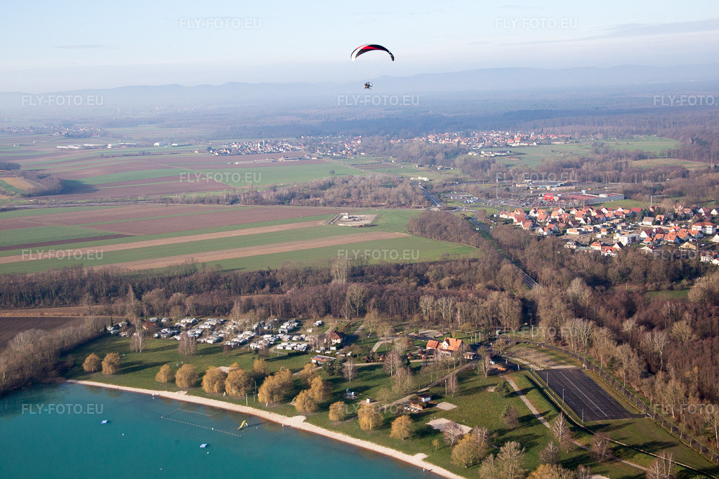 Vue aérienne: Vue de la ville à Lauterbourg dans le département Bas Rhin, France. Photo: IMG_085487.jpg prise le 24/12/2015 par Werner Riehm/FLY-FOTO.euRésolution de l'original: 5472 x 3648 px