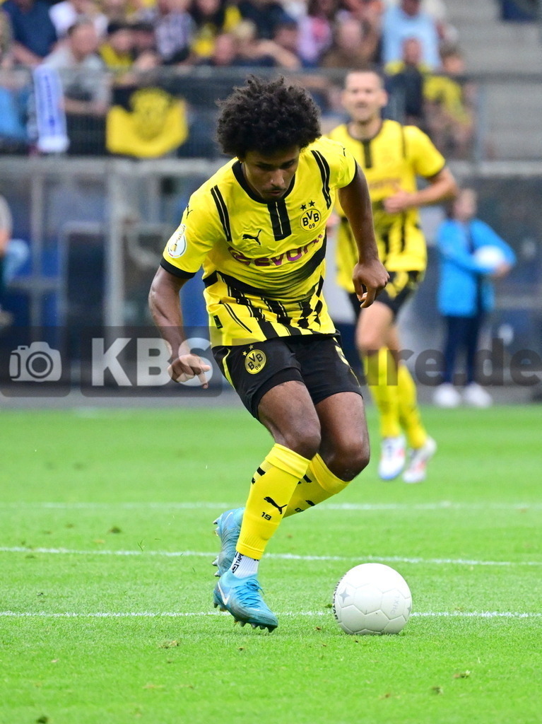 KBS Picture_PhoenixLuebeck-BorDortmund_049 | Adeyemi Karim (Borussia Dortmund) ,Sportplatz :  Volksparkstadion, - Realisiert mit Pictrs.com
