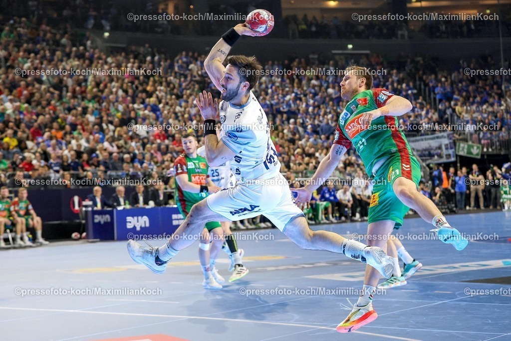 xSSCx19042601007 | 19.04.2026, xsscx, Handball, DHB-Pokal Lidl Final4, Spiel um Platz 3, TBV Lemgo-Lippe - SC Magdeburg, Saison 2025 / 2026 Herren, Lanxess Arena, Köln: Tim Suton (TBV Lemgo Lippe #23) beim Wurf Photo: xSandraxScherningxPressefotoKochx