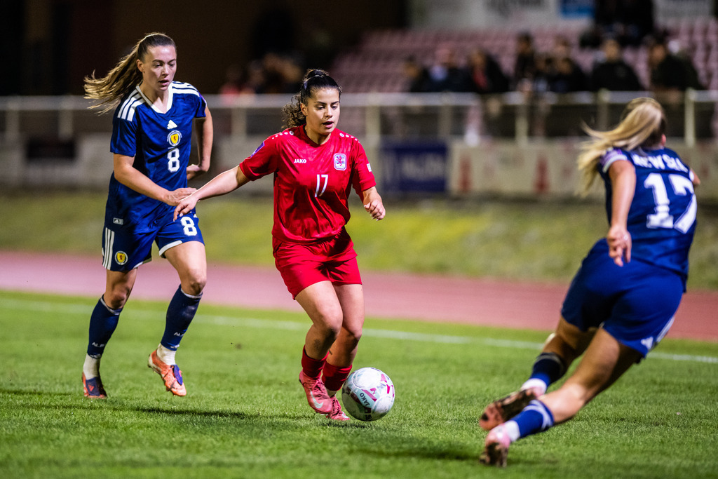 Luxembourg v Scotland | UEFA Women's European Qualifiers, League B4, matchday 1: Luxembourg v Scotland - Realisiert mit Pictrs.com