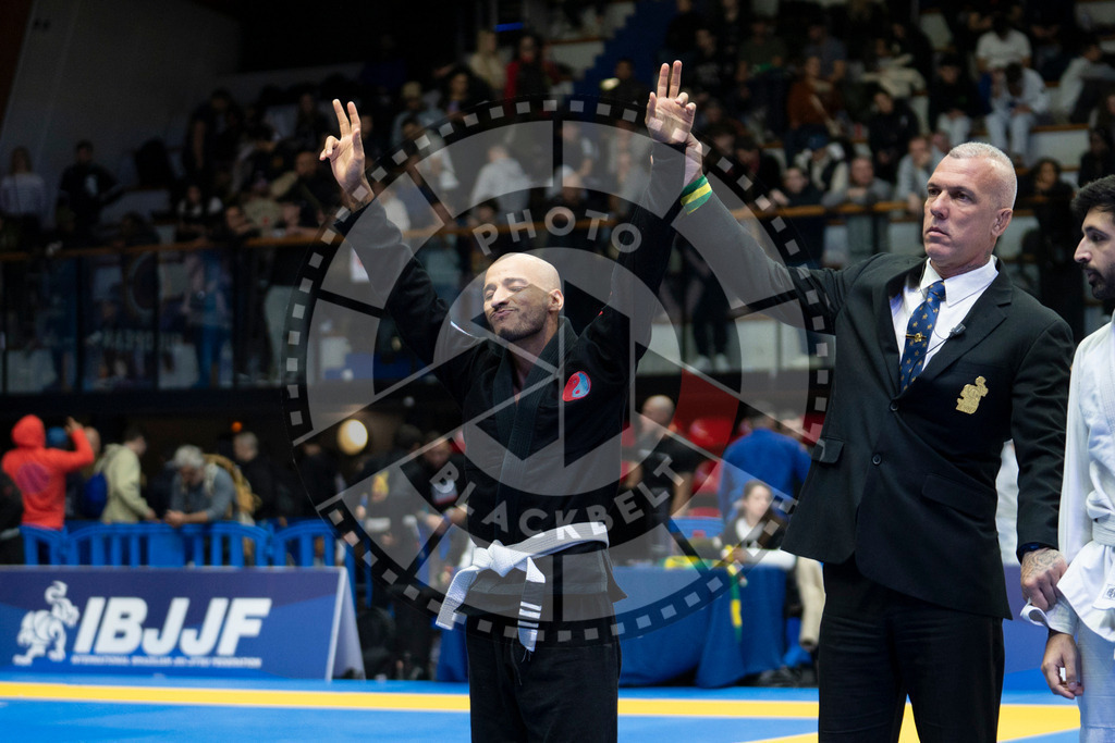 20240119PBB3338 | Fighters compete during the IBJJF European Championship in Paris, France, on January 19, 2024.