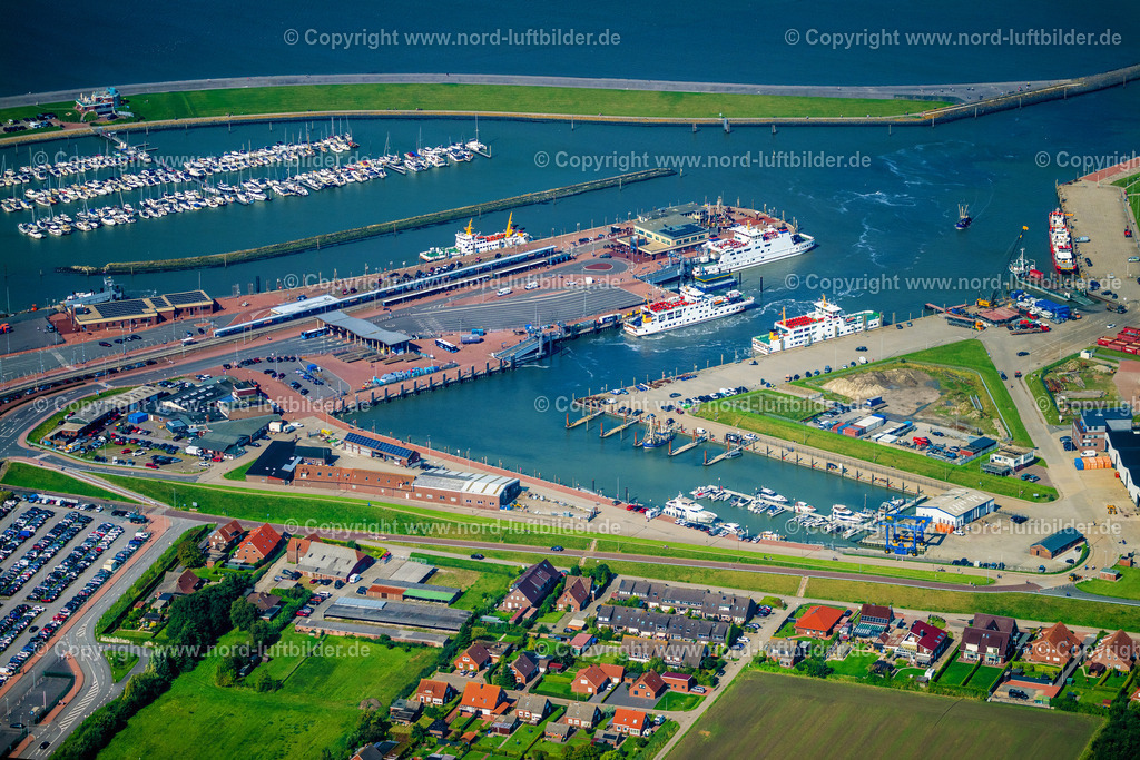 Norden_Norddeich_Hafen_Frisia_Fährschiffe_ELS_5646050924 | NORDEN 05.09.2024 Fähr- Hafenanlagen an der Meeres- Küste der Nordsee mit dem Fährschiff Frisia 4 im Ortsteil Norddeich in Norden im Bundesland Niedersachsen, Deutschland. Weiterführende Informationen bei: Reederei Norden-Frisia AG,  Yachtzentrum Störtebeker GmbH. // Ferry port facilities on the sea coast of the North Sea with the ferry Frisia 4 in the district of Norddeich in Norden in the state of Lower Saxony, Germany. Further information at: Reederei Norden-Frisia AG,  Yachtzentrum Stoertebeker GmbH. Foto: Martin Elsen