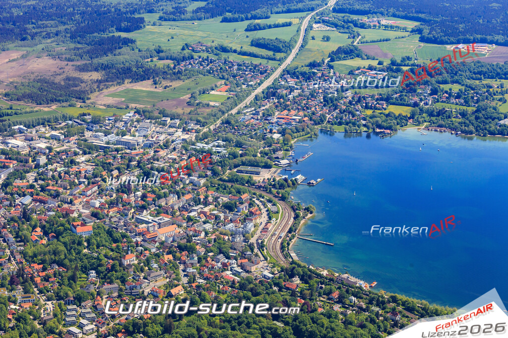 Luftbild von  Starnberg - Luftaufnahme wurde 2015 von https://frankenair.de mittels Flugzeug (keine Drohne) erstellt - die Geschenkidee