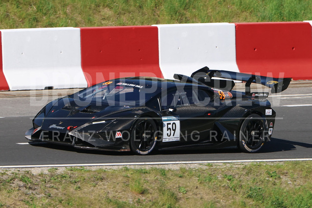 FIA European Hill Climb Championship – Rechberg 2026 | FIA European Hill Climb Championship at Rechberg, held from 24 to 26 April 2026 near Tulwitz, Styria, Austria. The image shows Bartlomiej MADZIARA (POL) Lamborghini Huracan ST Evo 2.