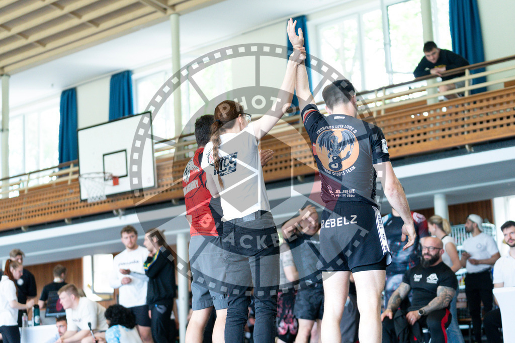 20240608PBB03932 | Fighters compete during the ILLCS VII summer edition luta livre competition in Hannover, Germany, on June 8, 2024.