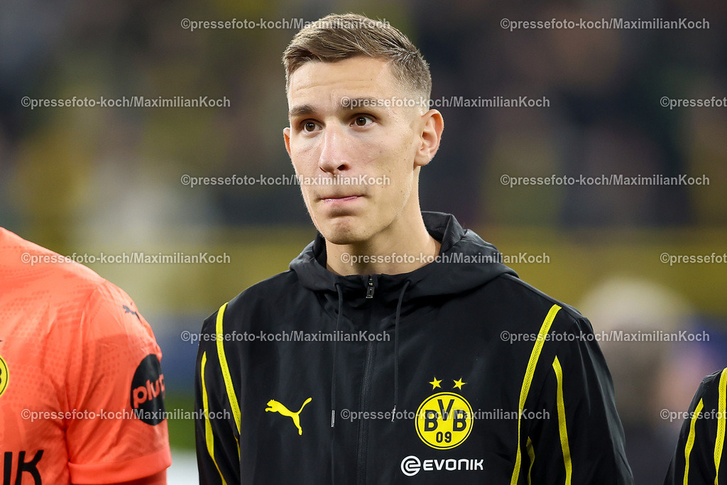 BVB01102402140 | 01.10.2024, Fußball, UEFA Champions League, Borussia Dortmund - Celtic Glasgow, 2. Spieltag, Signal Iduna Park, Saison 2024 2025: Nico Schlotterbeck (BVB #4)
