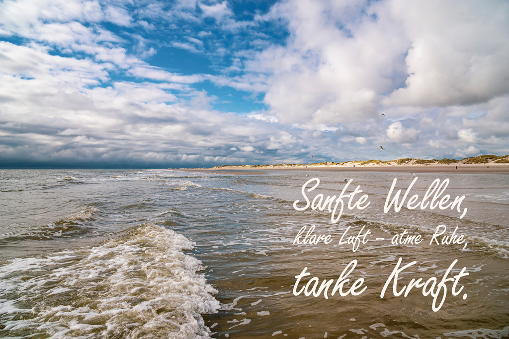 Meer Kalender 2026 - Nordseemotiv mit Text | Gestalten Sie Ihr Zuhause mit einzigartigen Bildern von Ostsee u. Nordsee – als Leinwandbild, Acryl, Alu-Dibond oder FineArt Hahnemühle, individuell anpassbar.