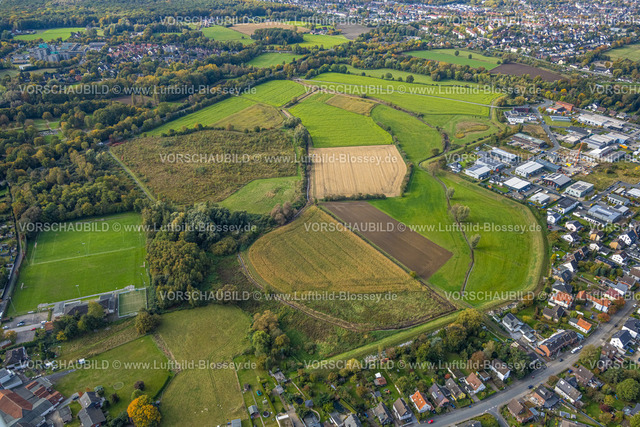 Hamm241015059 | Luftbild, gewerbequartier Hohefeldweg, Sportplatz Fußballstadion Turn- und Sportverein 1859 Hamm e.V., Wiesen und Felder zwischen Birkenallee und Soester Straße, Uentrop, Hamm, Ruhrgebiet, Nordrhein-Westfalen, Deutschland