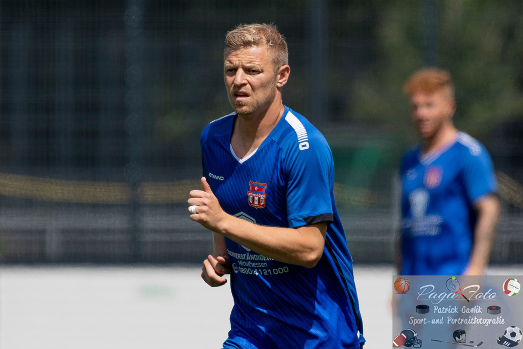 Testspiel: Spvgg. 03 Fechenheim - Türk Gücü Friedberg, 13.07.2024 | Maik Vetter (Türk Gücü Friedberg #19), Freisteller, Portrait / Porträt, Spvgg. 03 Fechenheim - Türk Gücü Friedberg, Frankfurt am Main, Sportanlage Birsteiner Straße, 13.7.2024 - Realisiert mit Pictrs.com