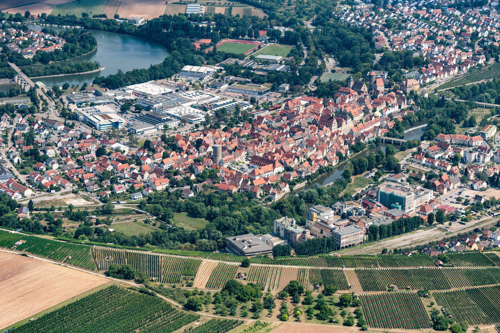 dr__0015720.jpg | BESIGHEIM 03.08.2018 Altstadtbereich und Innenstadtzentrum in Besigheim im Bundesland Baden-Württemberg, Deutschland. // Old Town area and city center in Besigheim in the state Baden-Wurttemberg, Germany. Foto: Daniel Reiter