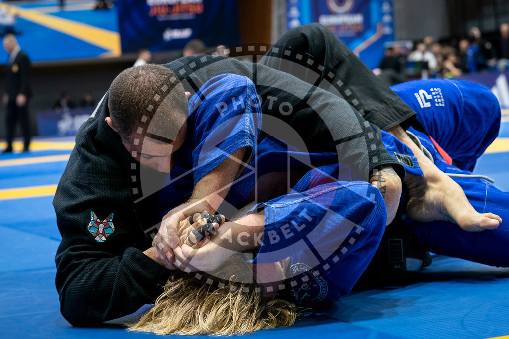 20240126PBB0155 | Fighters compete during the Brazilian Jiu-Jitsu European Championship of the IBJJF in Paris, France, on January 26, 2024.