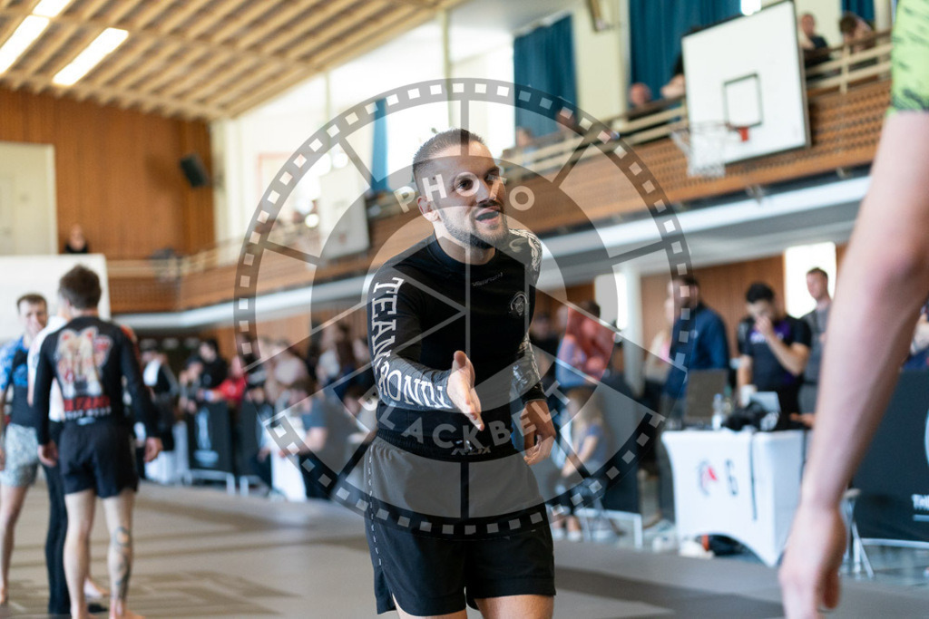 20250329PBB2152 | Fighters compete during the International Luta Livre (ILLCS) Germany IX Spring 2025 Competition spring on March 29, 2025 in Hannover, Germany.© Chiara Dazi