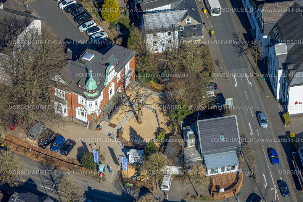 Olpe250308040Mitte | Luftbild, Restaurant Die Villa Olpe wird zum  Starnberger Wirtshaus, Olpe-Stadt, Olpe, Sauerland, Nordrhein-Westfalen, Deutschland