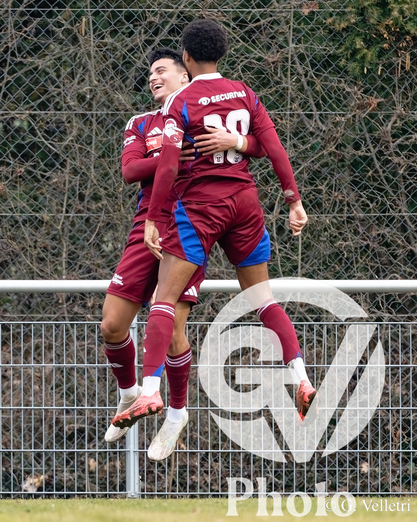 1ere Ligue Classic - Meyrin FC v Servette FC M-21 | during the 1ere Ligue Classic game between Meyrin FC and Servette FC M-21 at Stade des Arberes in Meyrin, Switzerland