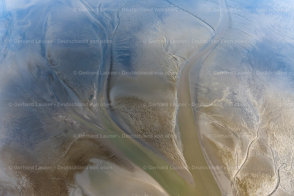 4036521 | Wattstrukturen im Jadebusen, Nationalpark Niedersächsisches Wattenmeer
