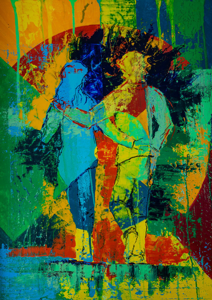 Freundschaft bunt | Liebe ist immer unterwegs. - Realisiert mit Pictrs.com