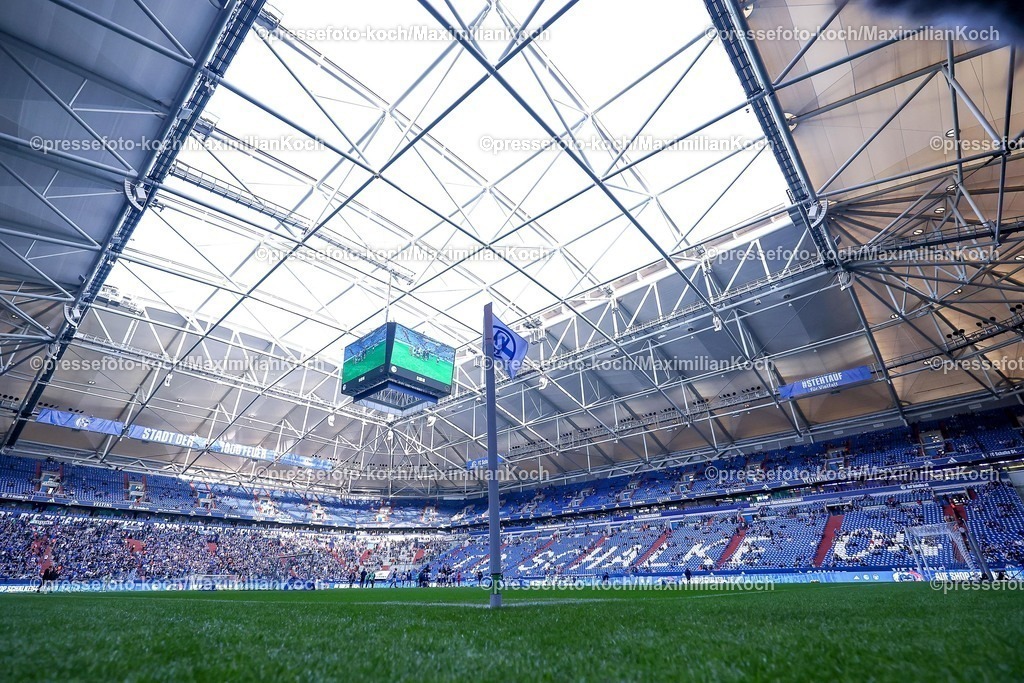 S0426092501024 | 25.09.2025, Fußball, FC Schalke 04 - SpVgg Greuther Fürth, 7.Spieltag, 2. Fußball Bundesliga, Veltins-Arena Gelsenkirchen, Saison 2025 2026: Feature Innenansicht Spielstätte DFB regulations prohibit any use of photographs as image sequences and or quasi-video.