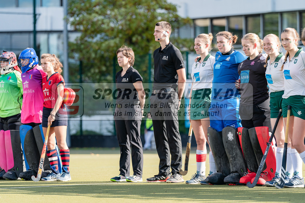 HK_20231021_2-26 | Deutsche Meisterschaft WU16 Uhlenhorst Mülheim - Berliner HC am 21.10.2023 DHC, Düsseldorf ,