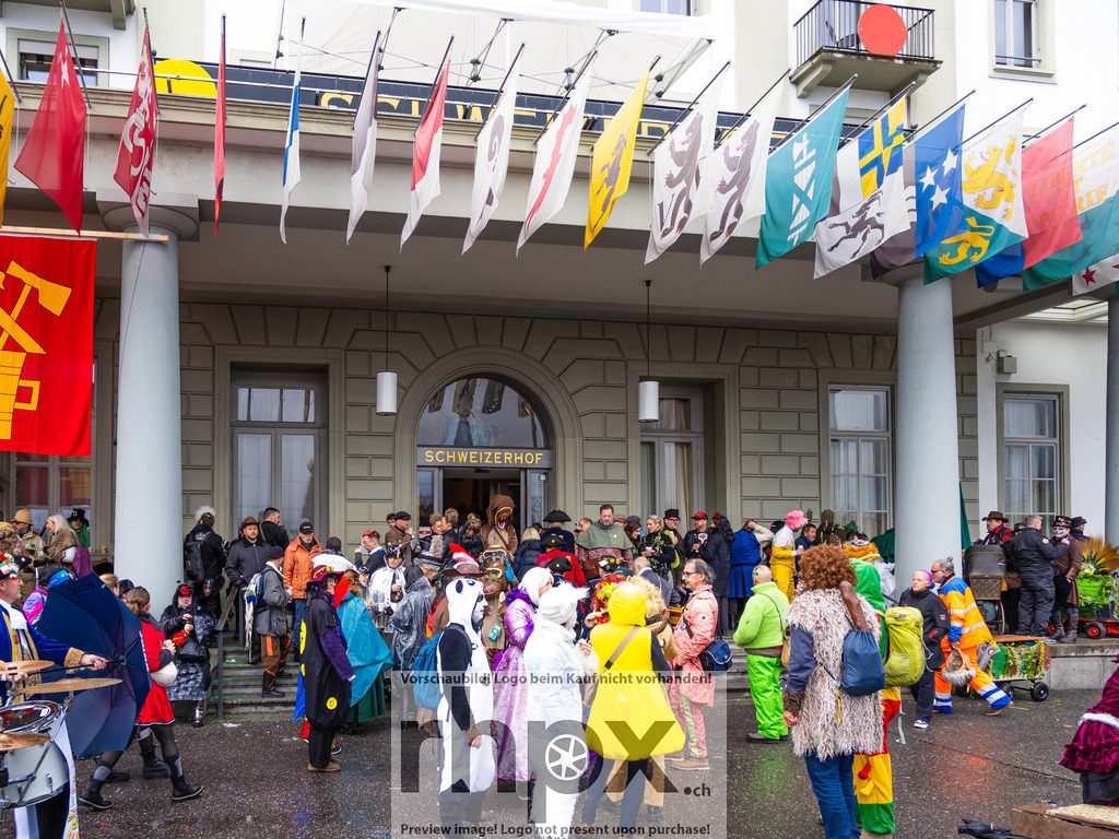 Fritschi-Umzug Luzern 2026 | Foto-Standort: Schweizerhof Luzern - Realisiert mit Pictrs.com