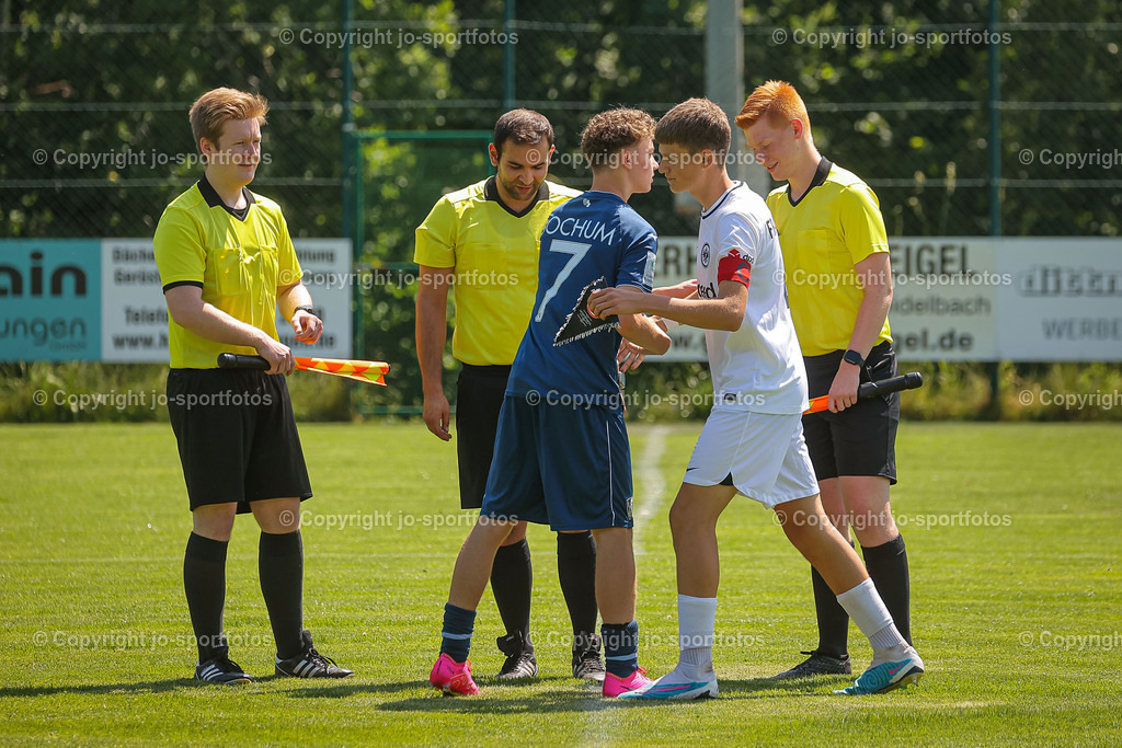 BQ3I4111 | 17.06.2023; Testspiel; Rasenplatz Offdilln; VfL Bochum U17 - Eintracht Frankfurt U17; Ergebnis: 3:1 (1:1)