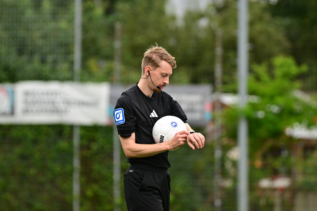 Fußball I Herren I Saison 2025-2026 I Oberliga I 1. Spieltag I USC Paloma - Niendorfer TSV | Der Sportfotograf. - Realisiert mit Pictrs.com