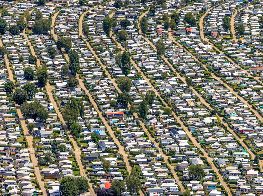 Wesel220703436 | Luftbild, Campingplatz Grav Insel am Fluss Rhein, Flürener Feld, Wesel, Niederrhein, Nordrhein-Westfalen, Deutschland