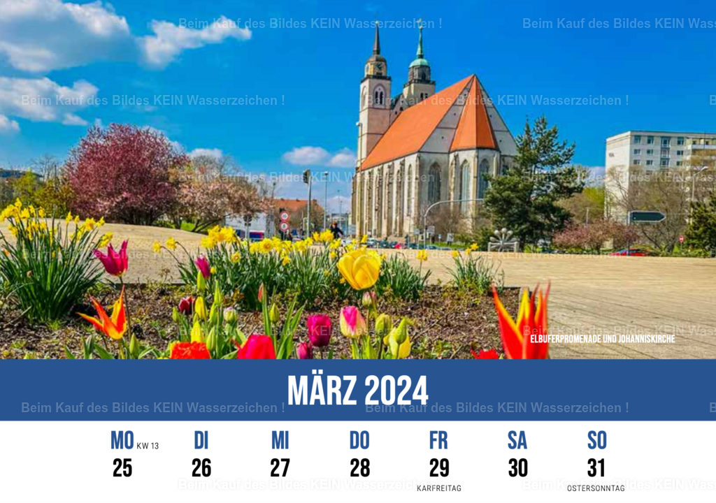 Tisch-Kalender 2024 Magdeburg  07.15.17 | Sachsen-Anhalt als Tischkalender - Realisiert mit Pictrs.com