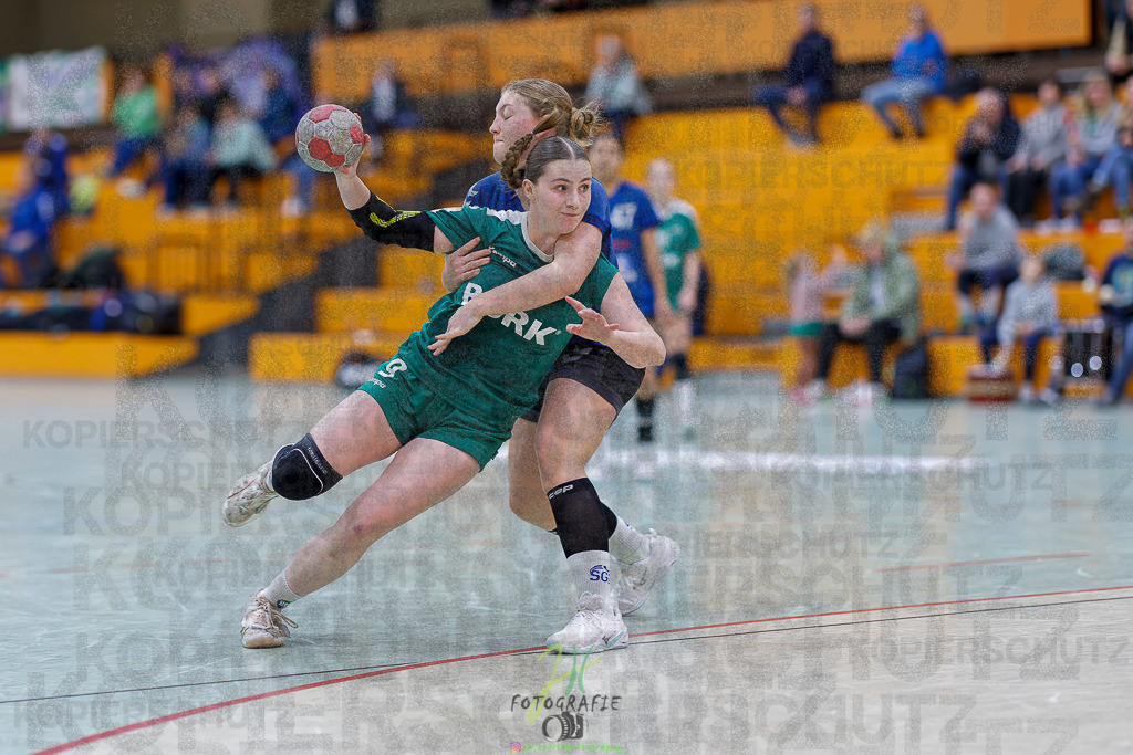 Jugenbundesliga wJB; HSG Kleenheim/Langgöns - SG Kappelwindeck/Steinbach | Jugenbundesliga wJB; HSG Kleenheim/Langgöns - SG Kappelwindeck/Steinbach am 23.11.2025 in Oberkleen (Weidig-Halle)Photo © 2025 - Jörg Heinrich - Realisiert mit Pictrs.com