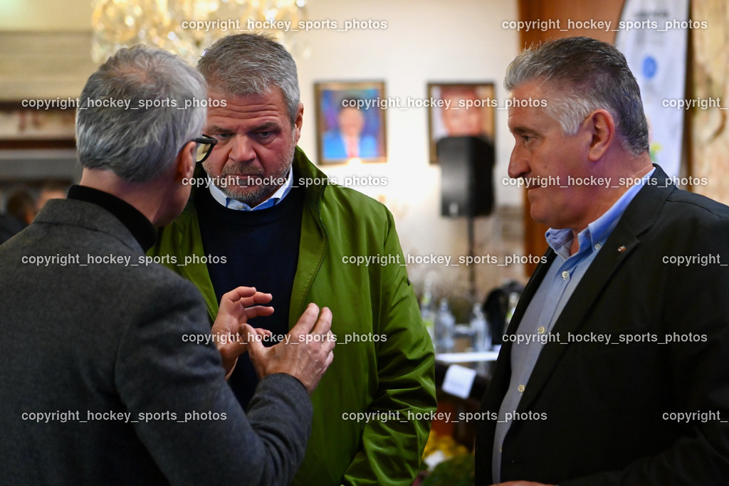 European Youth Olympic Festival EYOF 2023 Pressekonferenz | Giuseppe Mion, Bürgermeister Spittal Gerhard Köfer