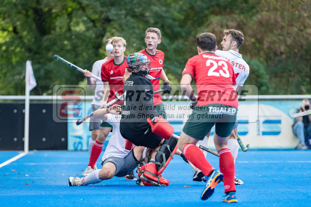 HK_20230930_104780 | 1.Bundesliga Herren Crefelder HTC - Club an der Alster am 30.9.2023 CHTC, Krefeld , Thomas Iain Alexander Torwart ( Club an der Alster #1 )