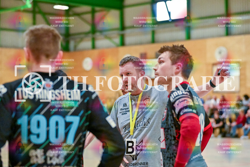 GER, SG Maulburg/Steinen - TuS Ringsheim, Handball, Landesliga Suedbaden, 22. Spieltag, Saison 2024/2025, 23.03.2025 | Gabriel Kaufmann (TuS Ringsheim, #Trainer)GER, SG Maulburg/Steinen - TuS Ringsheim, Handball, Landesliga Suedbaden, 22. Spieltag, Saison 2024/2025, 23.03.2025Foto: TH Fotografie/Thomas Hess