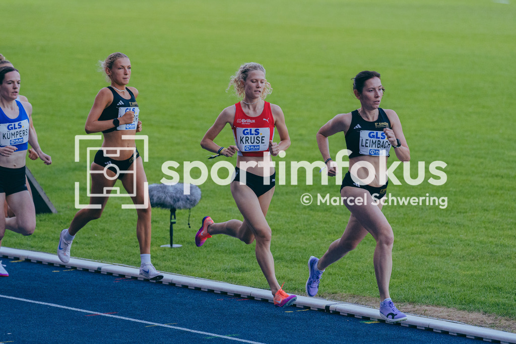 Deutsche Meisterschaften der Frauen und Männer 2026 | Leonie Kruse, LG Brillux Münster, 5000-Meter-Lauf, Deutsche Meisterschaften der Frauen und Männer 2026, Lohrheidestadion Bochum-Wattenscheid, 25.07.2026. Foto: Marcel Schwering / sportimfokus - Realisiert mit Pictrs.com