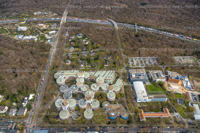 Duisburg230301922 | Luftbild, Universität Duisburg-Essen, Rundbauten, Neudorf-Nord, Duisburg, Ruhrgebiet, Nordrhein-Westfalen, Deutschland