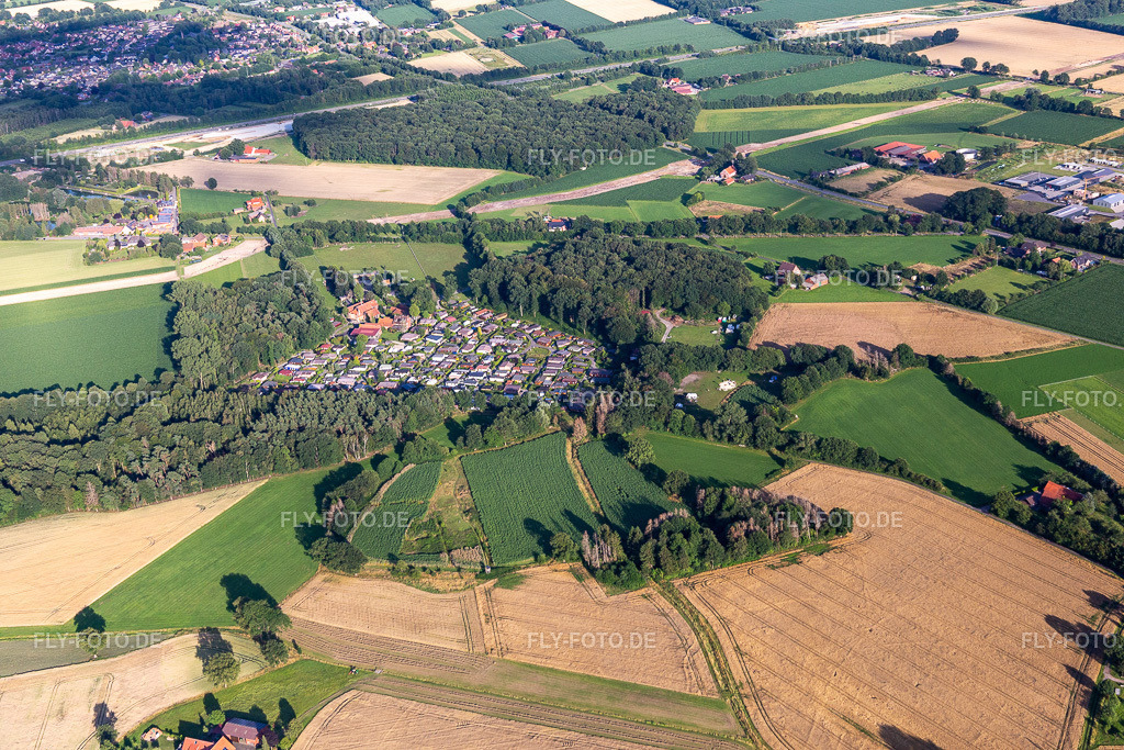 Erholungsgebiet Waldvelen,  Familie ven der Buss | Luftbild: Erholungsgebiet Waldvelen,  Familie ven der Buss in Velen im Bundesland Nordrhein-Westfalen in Deutschland. Foto: IMG_007951.jpg vom 12.07.2020 durch Werner Riehm/FLY-FOTO.de - Realisiert mit Pictrs.com