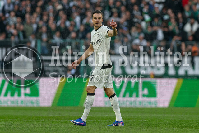 19.04.2026, GER, Fussball, Herren, 1. BL, Saison 2025/2026, Borussia Mönchengladbach - 1. FSV Mainz 05 | Haris Tabakovic (Borussia Mönchengladbach) gestikuliert, Gestik 