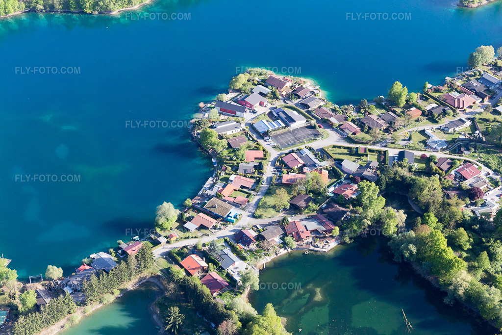Aerial view: View of the town in Beinheim in the state Bas-Rhin, France.Photo: IMG_099040.jpg taken on 04/23/2017 by Werner Riehm/FLY-FOTO.comResolution of the original: 5472 x 3648 px