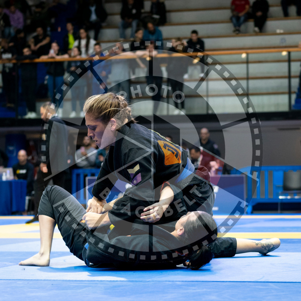 20240121PBB7365 | Fighters compete during the second day of the IBJJF European Championship in Paris, France, on January 21, 2024.
